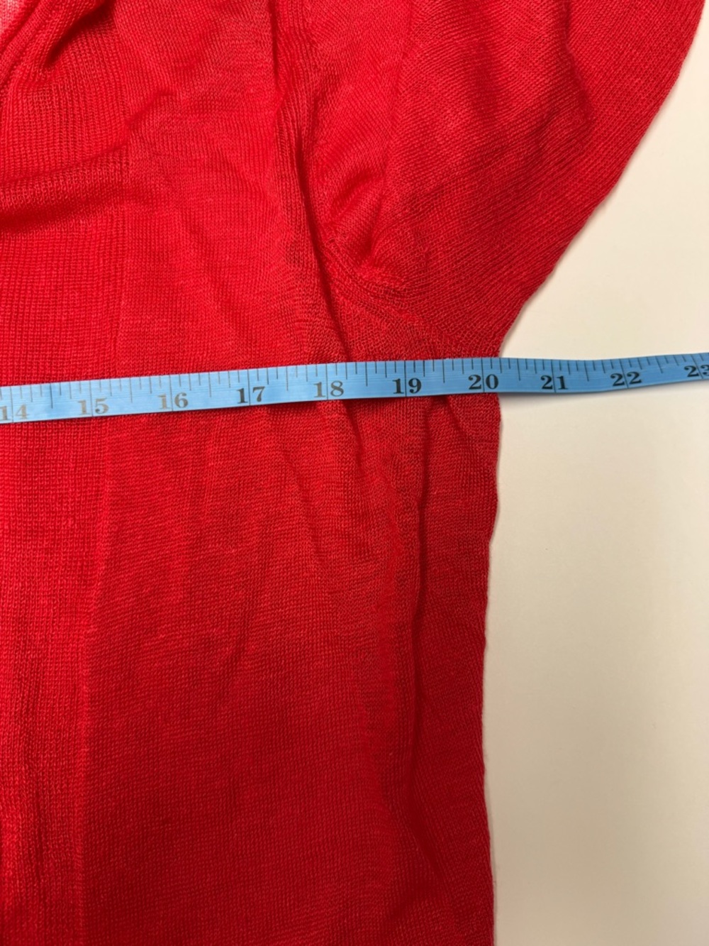 NIC+ZOE pink/red Open-Front Lightweight Cardigan size XL - Picture 7 of 8
